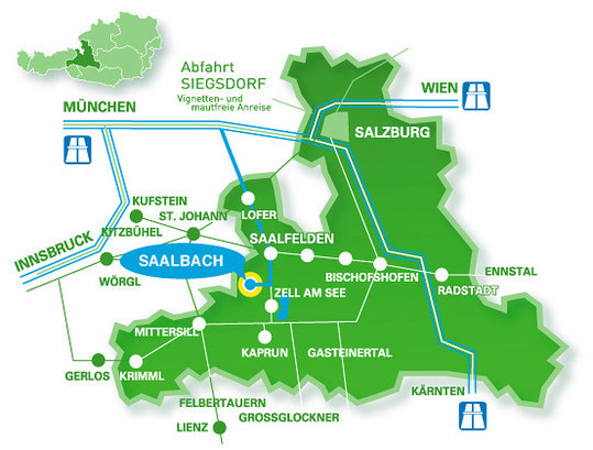 How to get to Saalbach