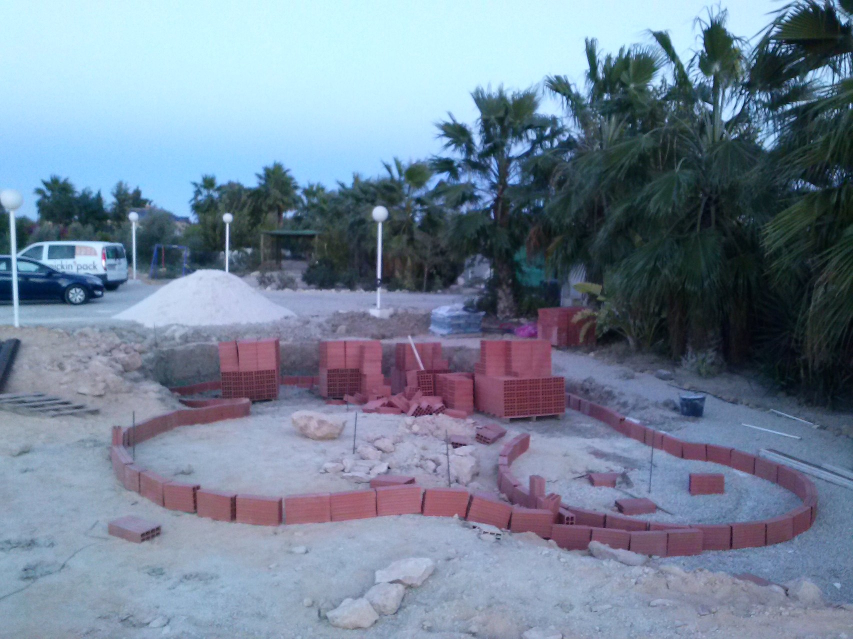 Proceso de construccion de piscinas