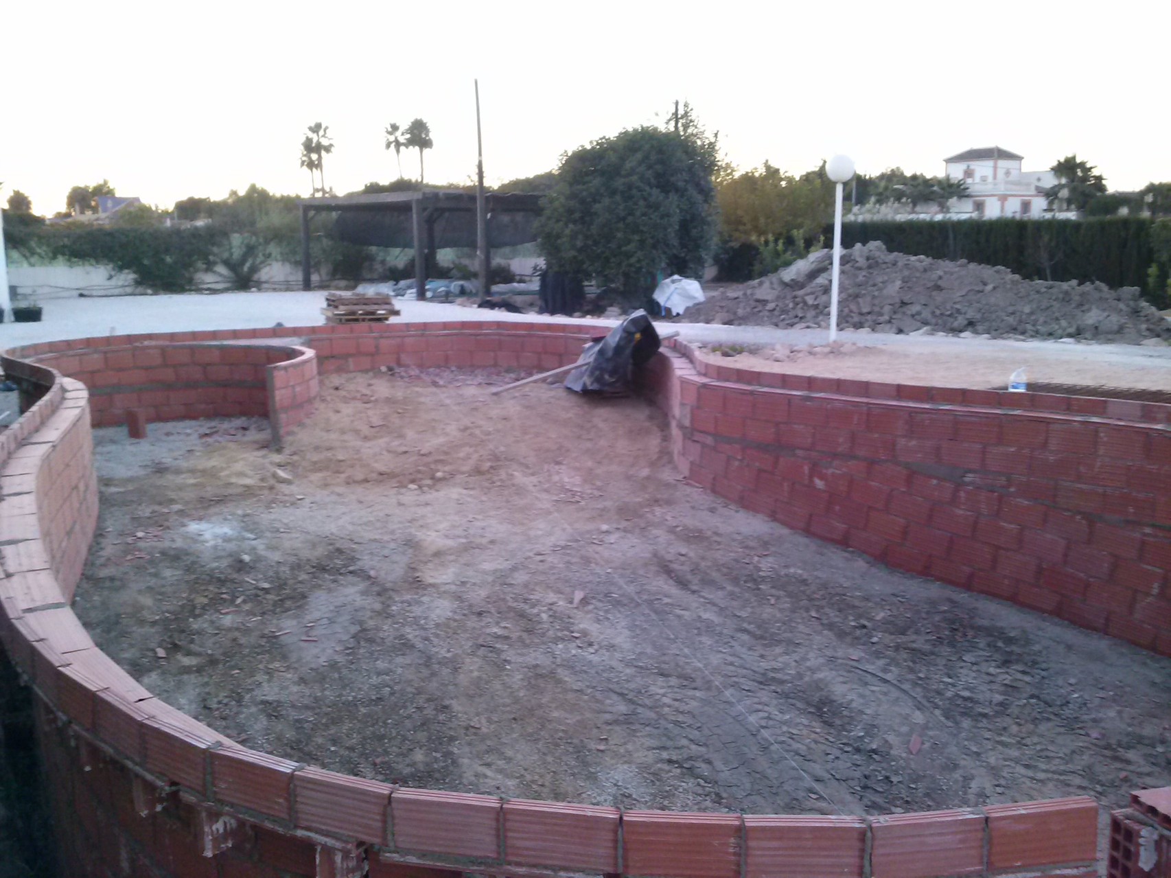 Proceso de construccion de piscinas