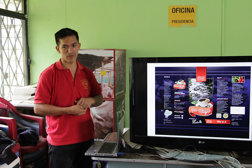 Wualter Castillo Vorsitzender der ACRIM in Zumba