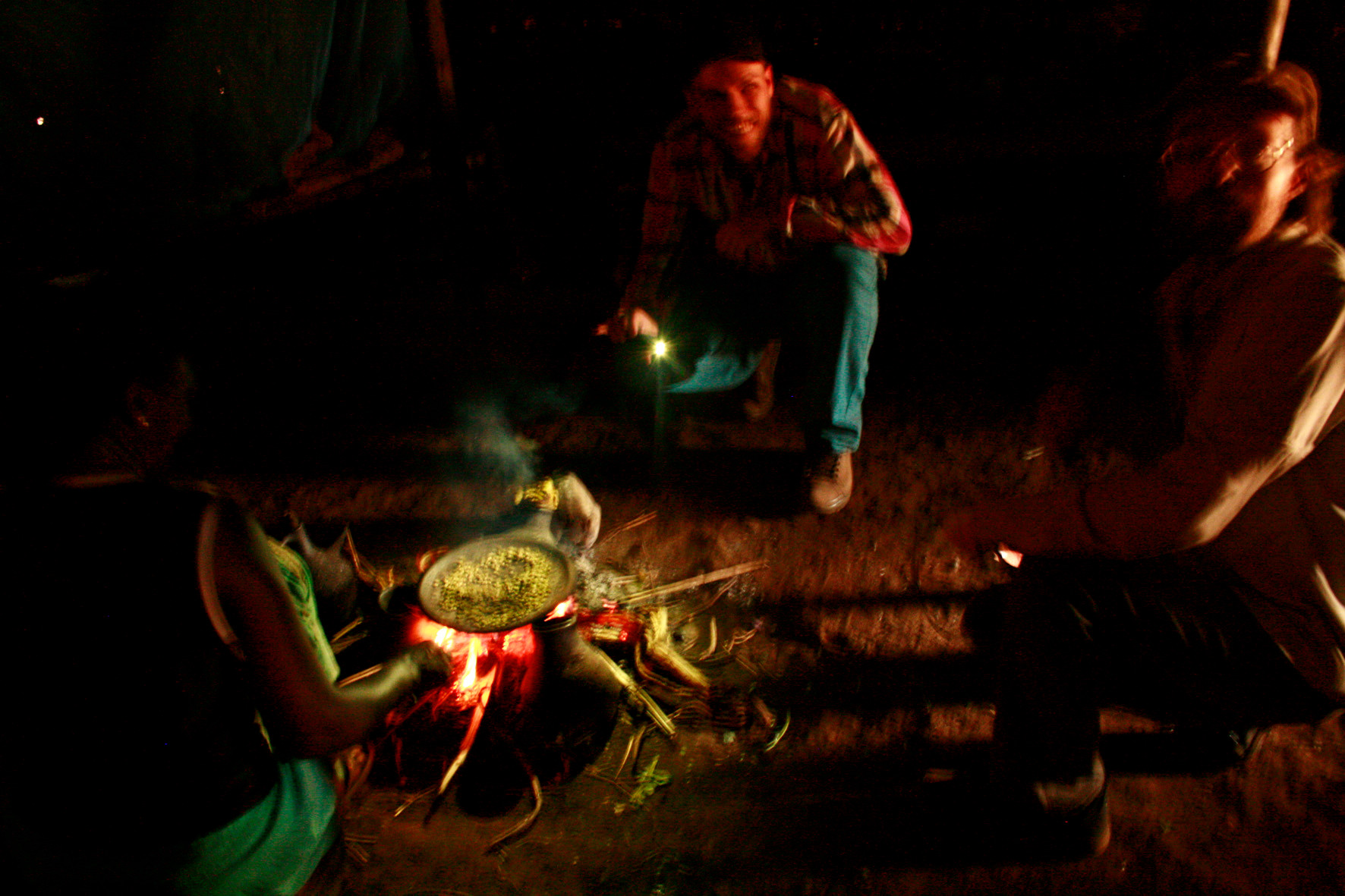 Bei der Kaffeezeremonie