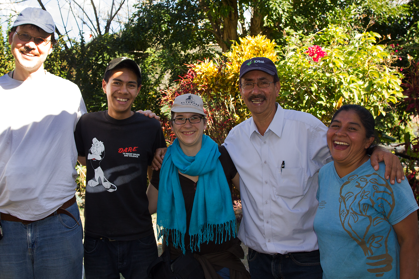 Joselinda, Mario sen.und jun., Gerrit, Steffi