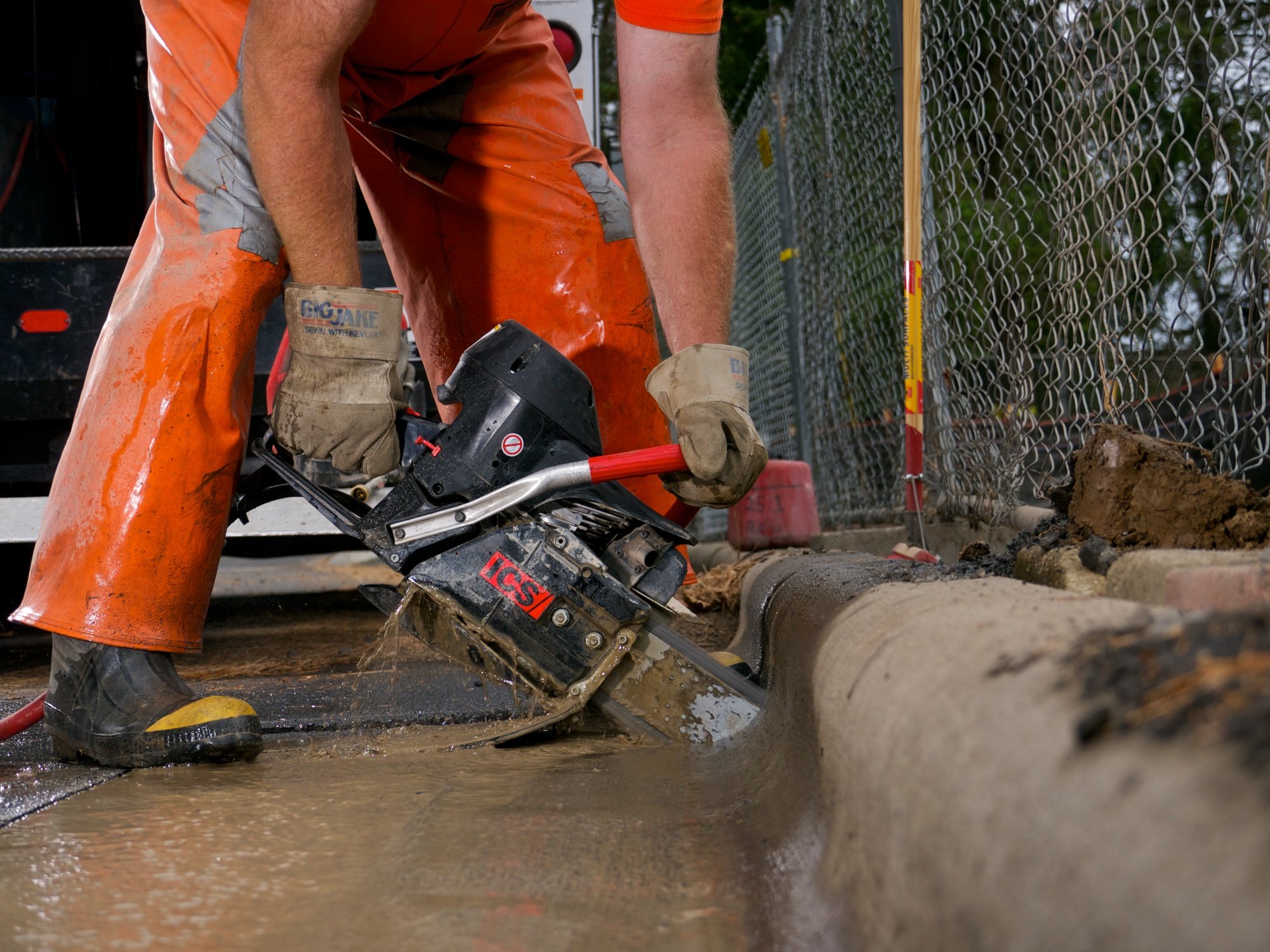 Bordsteinkannte trennen