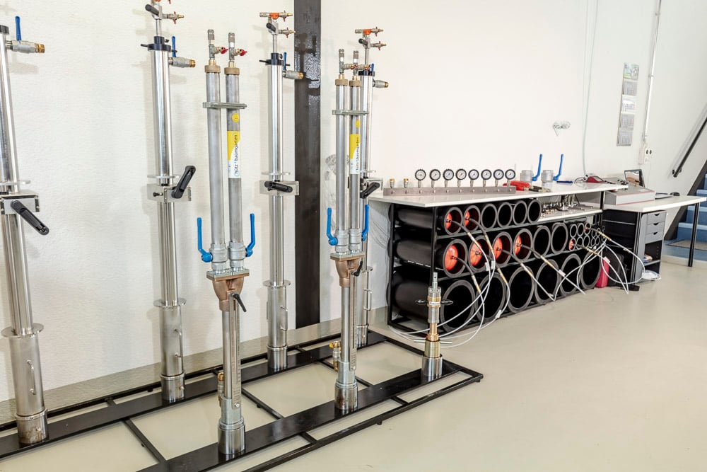 . . . und die Anbohr- . . . 