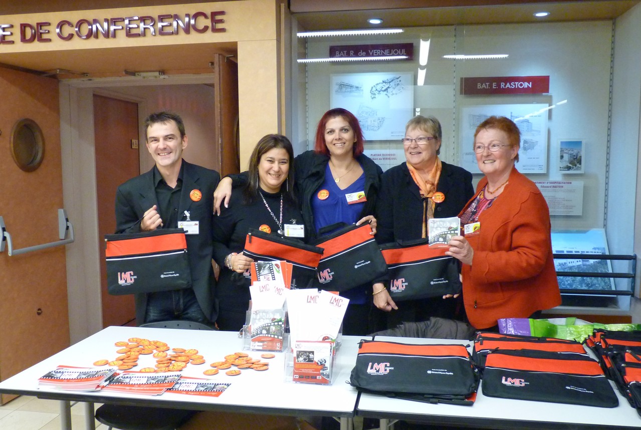 Mina Daban, Virginie, Nadine et Monique - Stand LMC France Marseillle
