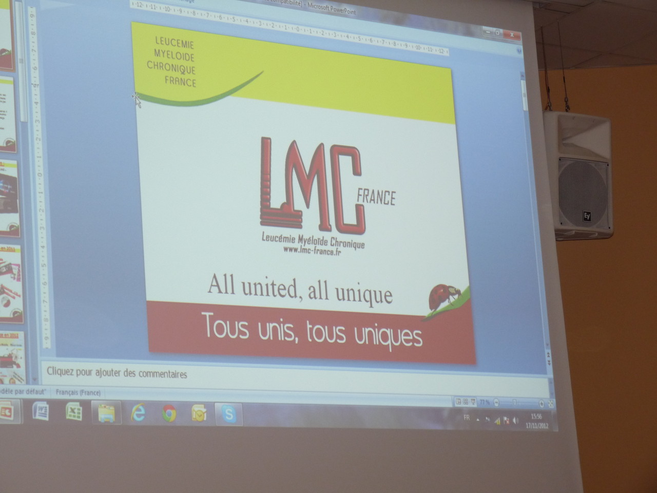 Le diaporama LMC France - Journée Patients Fi LMC 2012