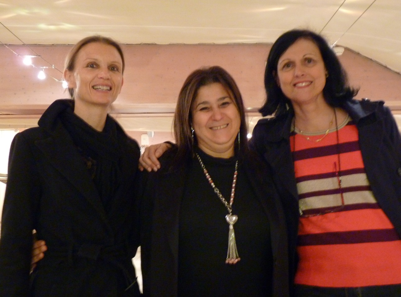 A Marseille - Dr Aude CHARBONNIER, Mina DABAN, Dr Marie-Joelle MOZZICONACCI : trois belles  énergies en une photo !