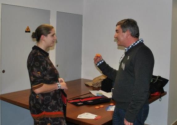 Adèle GUIFFARD  et son stand LMC France - Rouen