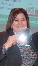 Dominique Noel Mina Daban prix communication sante festival deauville lmc coach lmcoach appli service mobile france leucemie myeloide chronique observance appli application cml soutien novartis oncologie leukemia