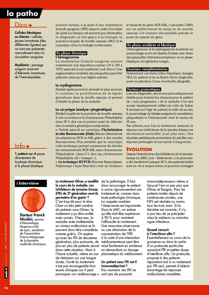 Interview du Docteur Franck Nicolini, hématologue à Lyon