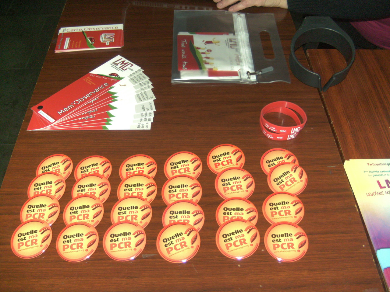 Bernadette MARCHAND et son stand LMC France à Paris