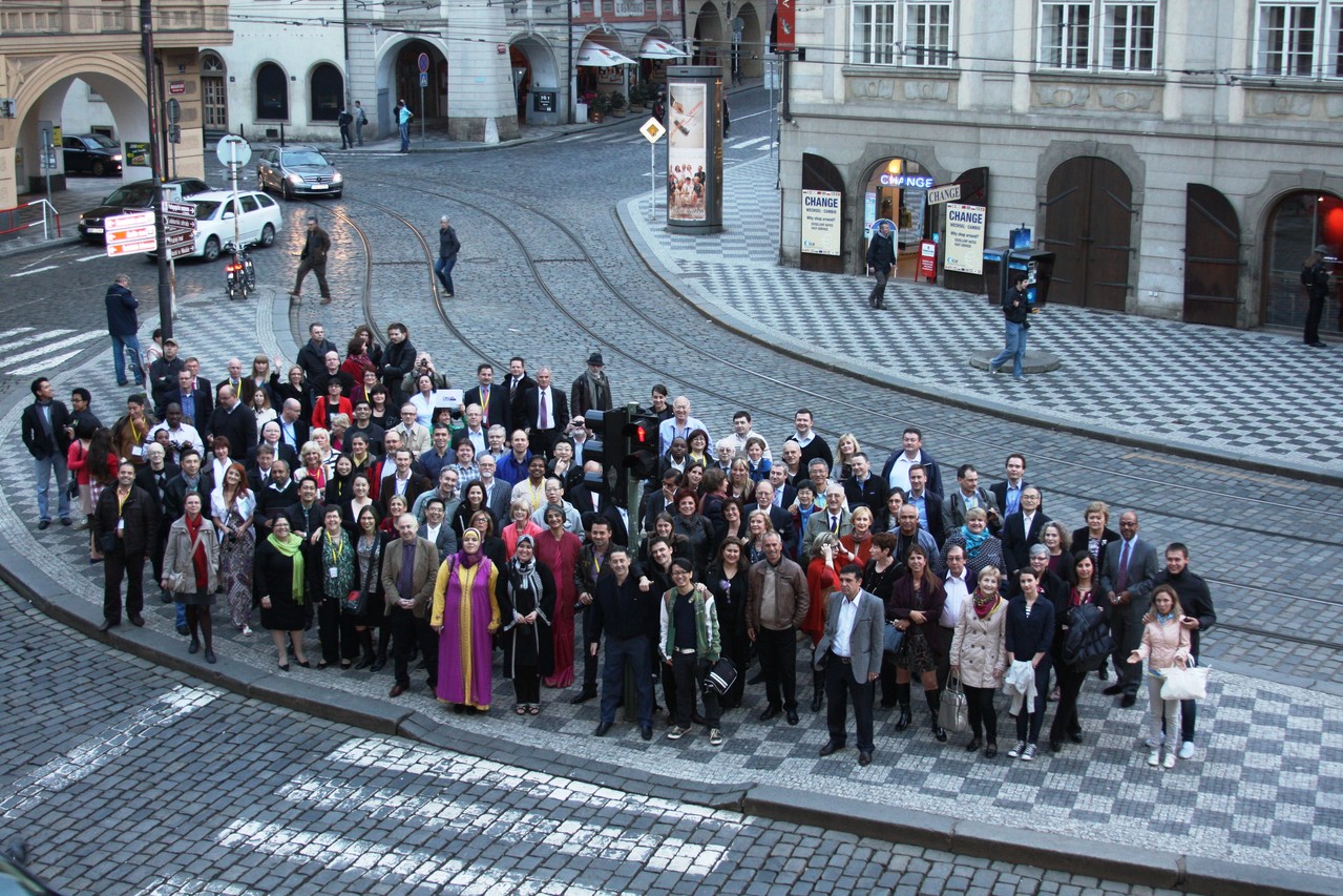 Les membres de CML Advocates Network dans les rues de Prague