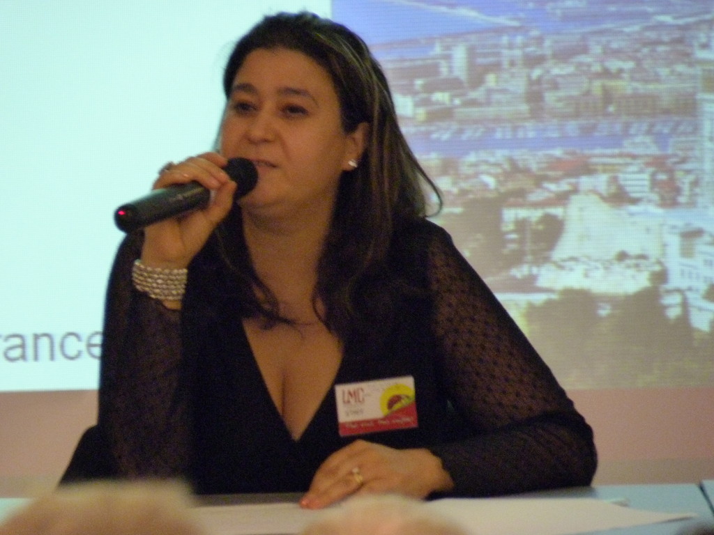 Marseille, Mina DABAN, Présidente LMC France