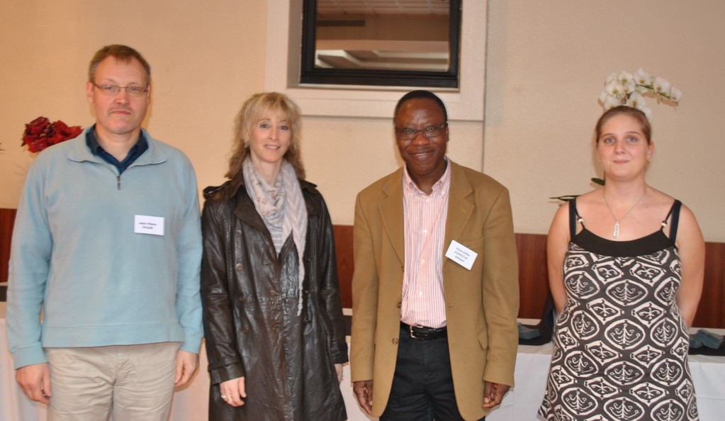 Caen, Docteur Jean-Pierre VILQUE, Mme Olga BOUQUEREL, Docteur Hyacinthe JOHNSON-ANSAH, Adèle GUIFFARD - Relais LMC France