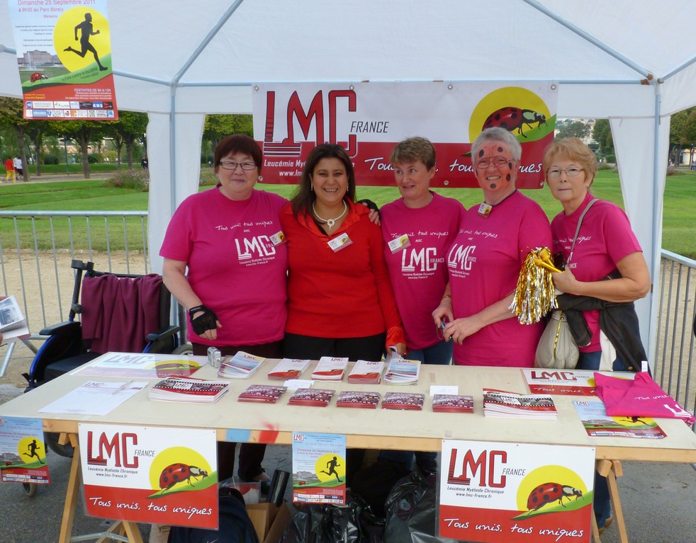 Les relais LMC France ont fait le déplacement pour soutenir LMC France dans son combat contre la leucémie !