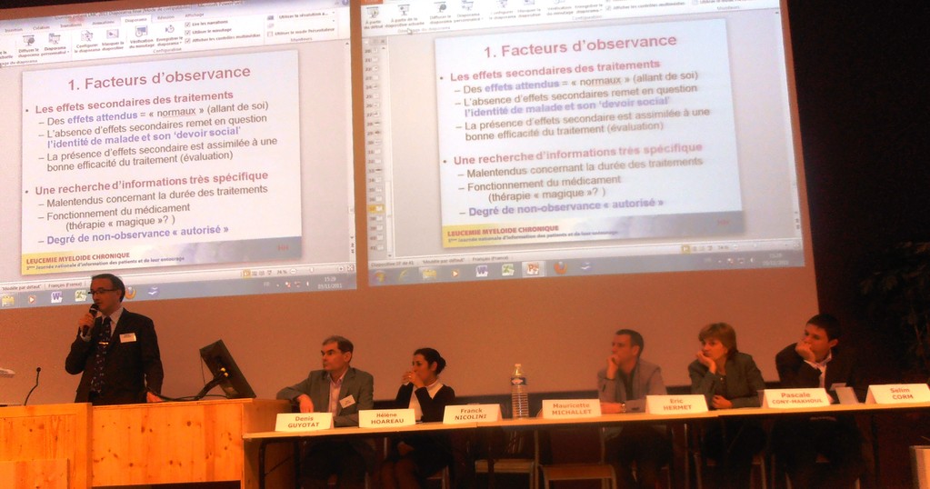 Lyon: Dr Denis GUYOTAT, Hélène HOAREAU, Dr Franck NICOLINI, Pr  Mauricette MICHALLET, Eric HERMET, Pascale CONY -MAKHOUL, Selim CORM