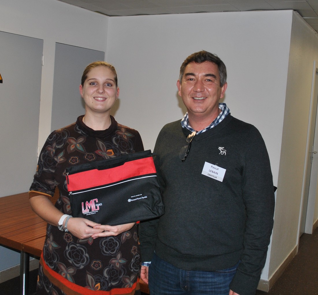 Adèle GUIFFARD et Pascale LENAIN - Journée Patients Fi LMC à Rouen
