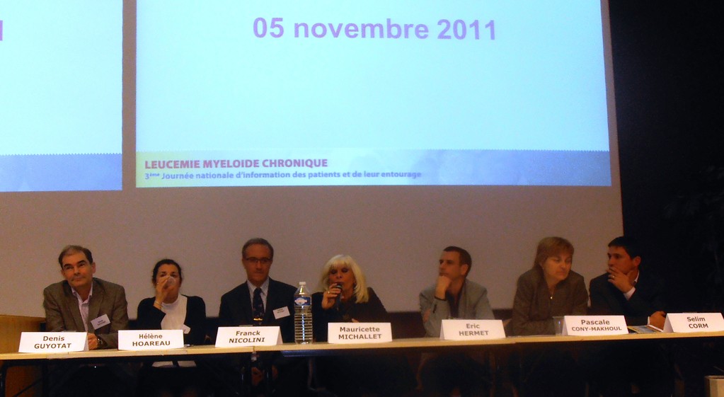 Lyon: Dr Denis GUYOTAT, Hélène HOAREAU, Dr Franck NICOLINI, Pr  Mauricette MICHALLET, Eric HERMET, Pascale CONY -MAKHOUL, Selim CORM