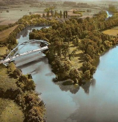 orthe, cauneille, peyrehorade, landes, aquitaine, jean rameau, gave, adour, gloriette, saumon, mente, compostelle, pourtaou, minoterie, larran, pont, coudette, saboterie, sabot, formier, gestas