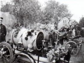 Motor, Saug- und Druckspritze der Firma Magirus