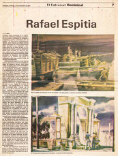 Rafael Espitia, artista nacido en Cartagena (Colombia), fue declarado niño prodigio a la edad de 13 años.