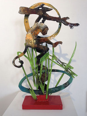 Serie NATURALEZA / Esculturas hechas con metal reciclado / DISPONIBLE