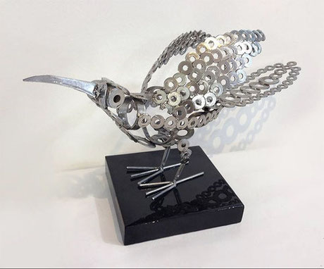 Serie MARIAMULATAS / Esculturas hechas con metal reciclado / DISPONIBLE