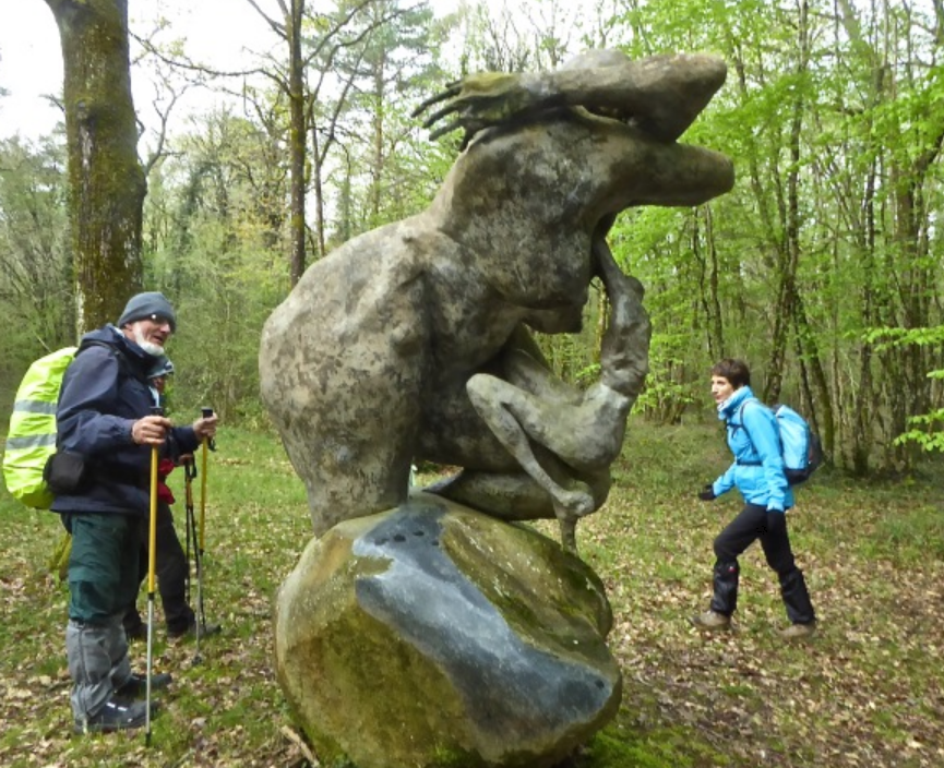 Statue de Lydie Anick à la Thibaudière
