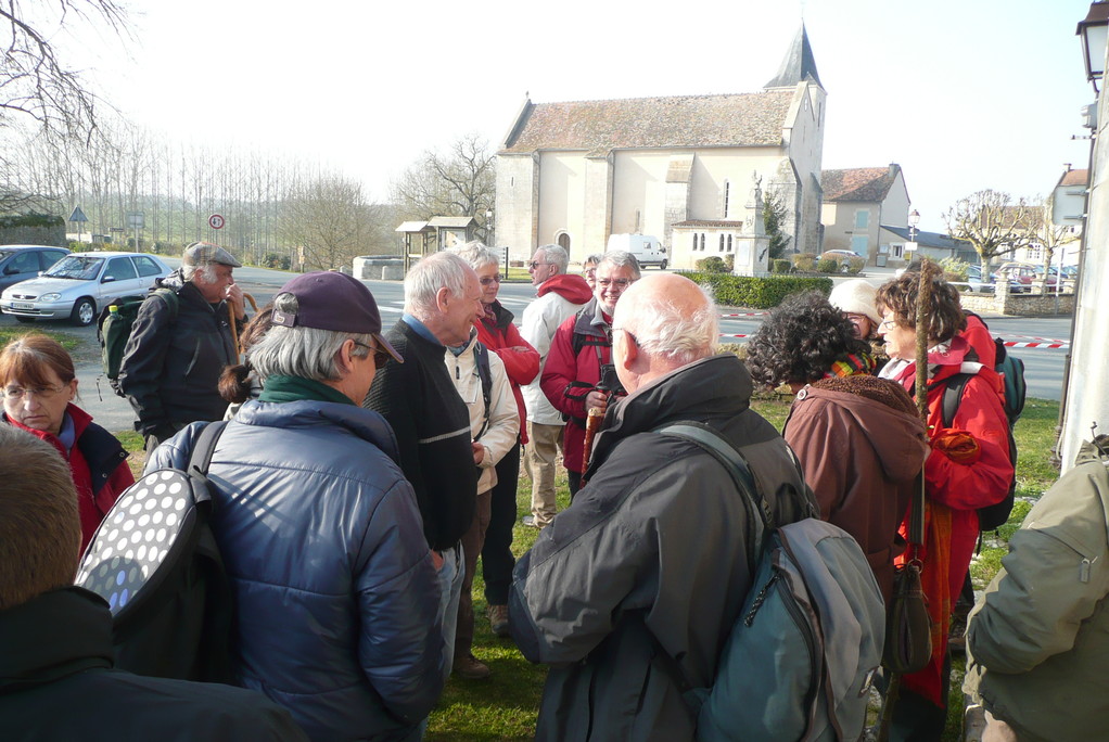 6 mars. Une partie du groupe à Jouhet