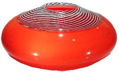 Michael Kramer, Studioglas, Hotglass, Incalmo, Teller, Schale, Opalglas, Schweiz, Mexico, blownaway