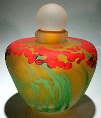 Jean-Luc Garcin, verre soufflé, studioglas, Glaskunst, Vase, Flakon, Schale, Kunsthandwerk