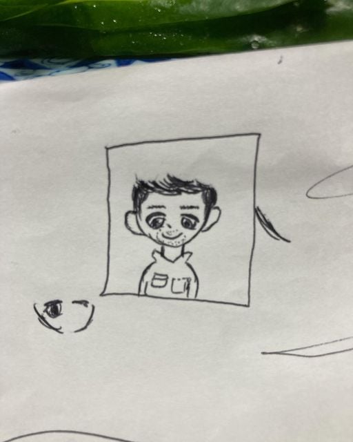 案08（確定、会食付き） 問題 上のみどり色はなんでしょう！上のみどり色は、なんでしょう！ オーナーさまの娘さまの絵うれピー！😍 #シティーボーイカントリー12