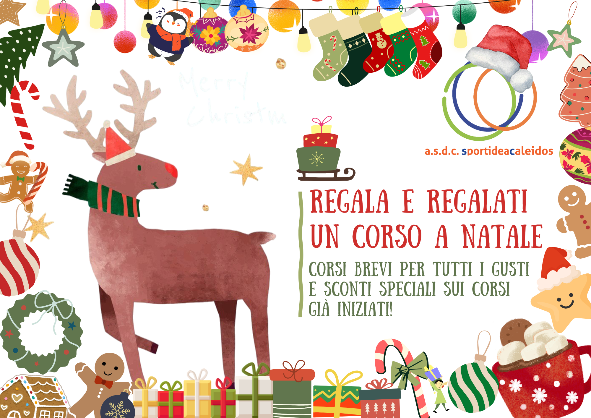 Regala e Regalati un corso a Natale
