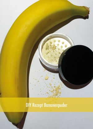 DIY Rezept für Bananenpuder