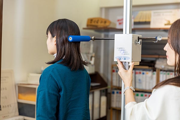 計測イメージ後頭部