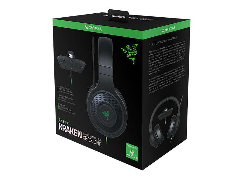 Casque Razer Kraken pour Xbox One disponible ici.
