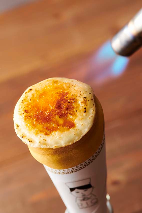 カスタードクリームブリュレ