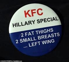 Et eksempel på uspiselig Hillary-hat