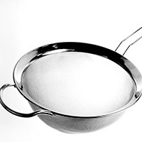 sil stål finmasket kjøkkenutstyr proff