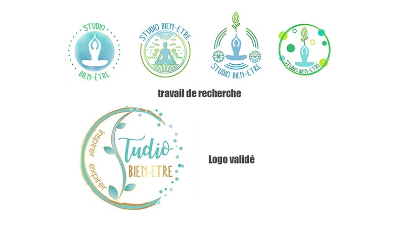 Création du logo Studio Bien-Etre