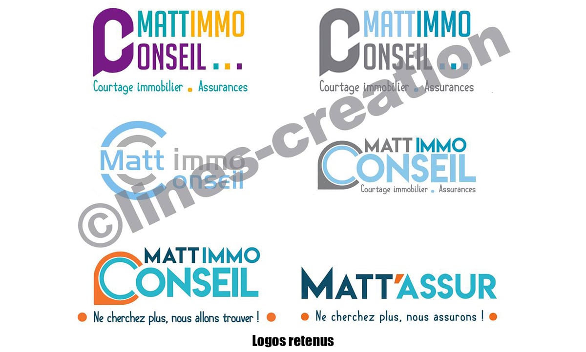 Création de logo pour mattimmoconseil.fr
