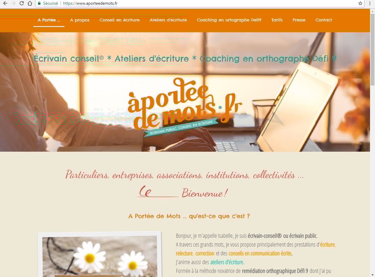 aporteedemots.fr écrivain-conseil® écrivain public