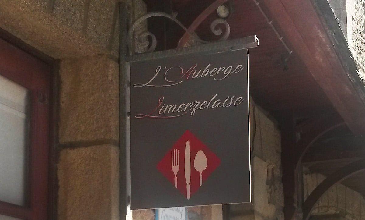 Panneau Auberge Limerzelaise