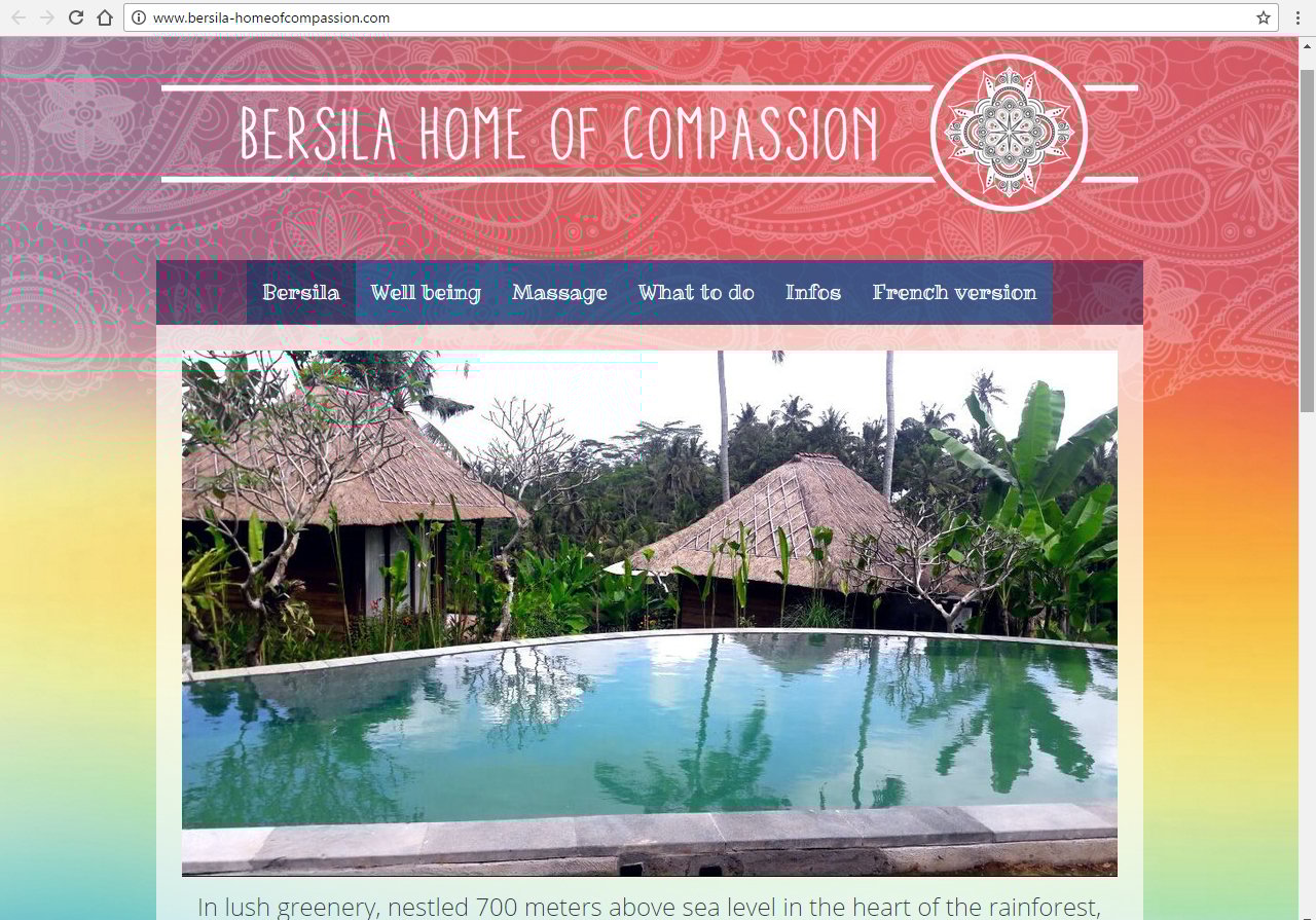 bersila-homeofcompassion.com - ©Linès Création sites internet Péaule