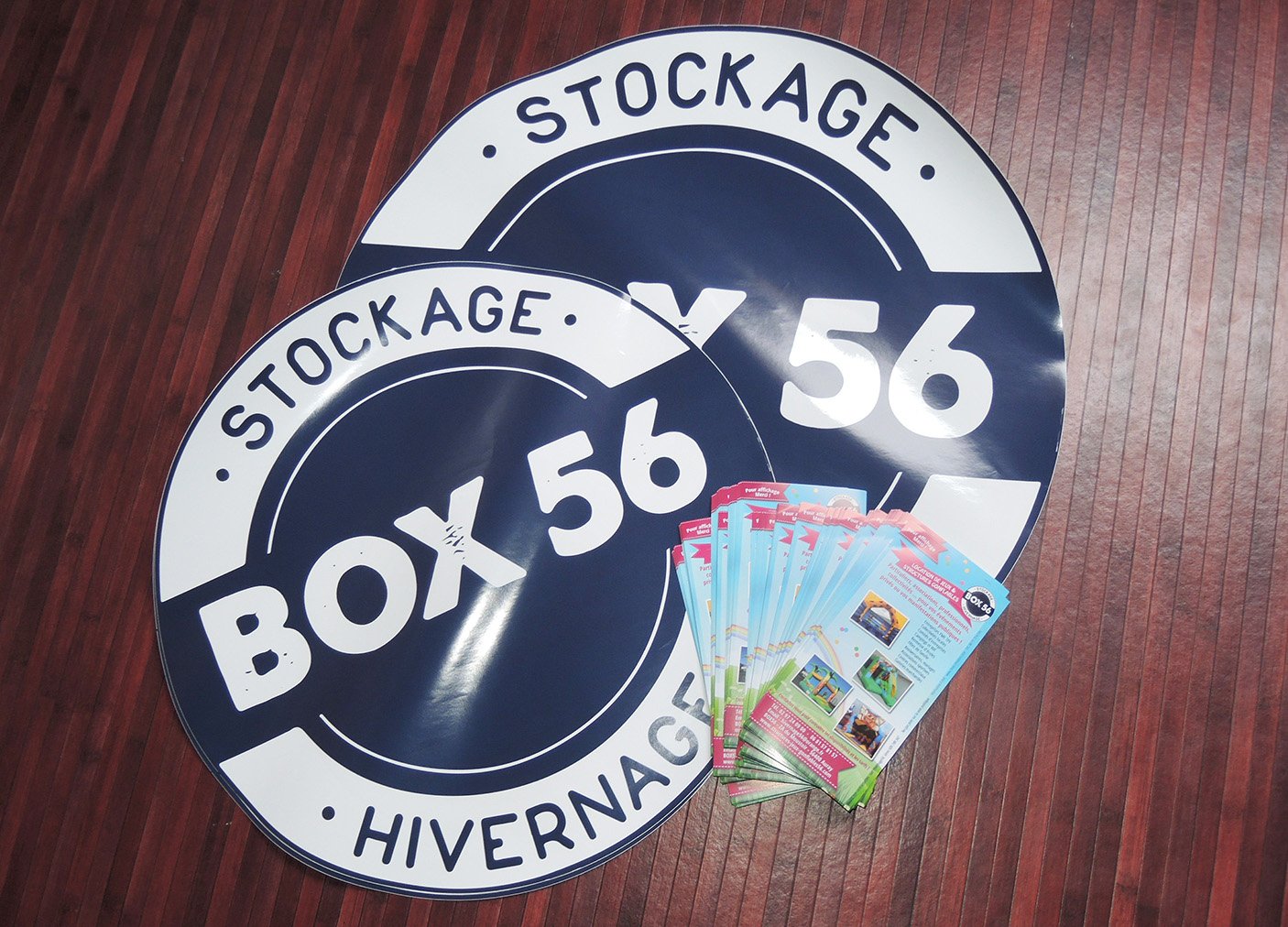 Stickers grand format et flyers