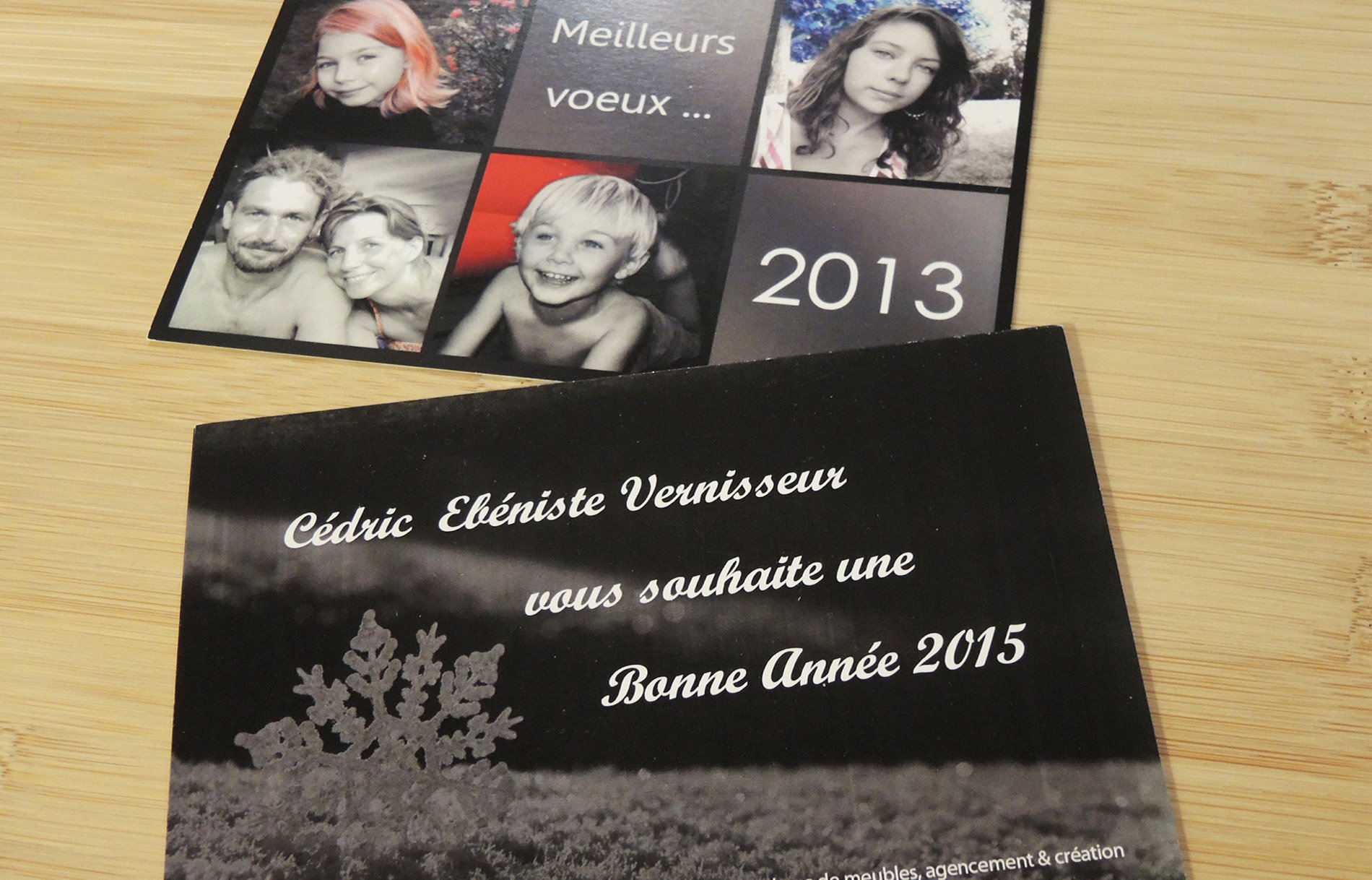 Cartes de voeux famille