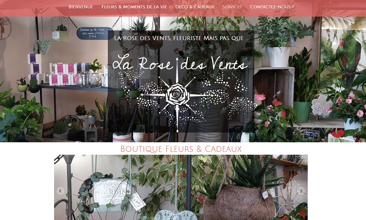La Rose des Vents fleuriste Ambon ©lines-creation webdesign