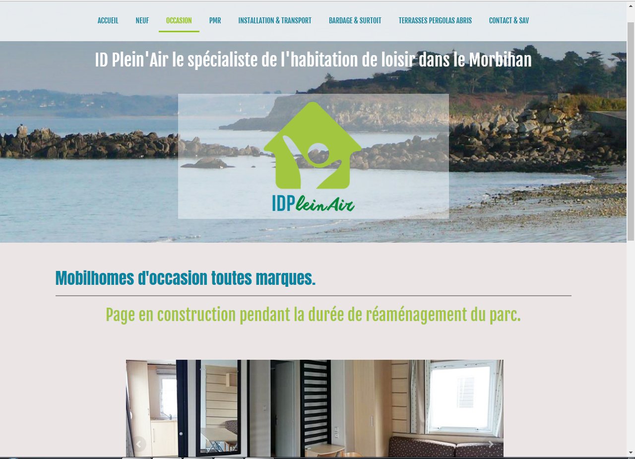 idpleinair.com Auray - ©Linès Création agence web