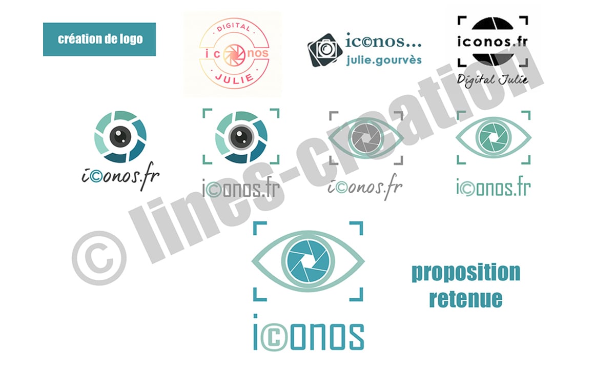 Création de logo pour iconos.fr