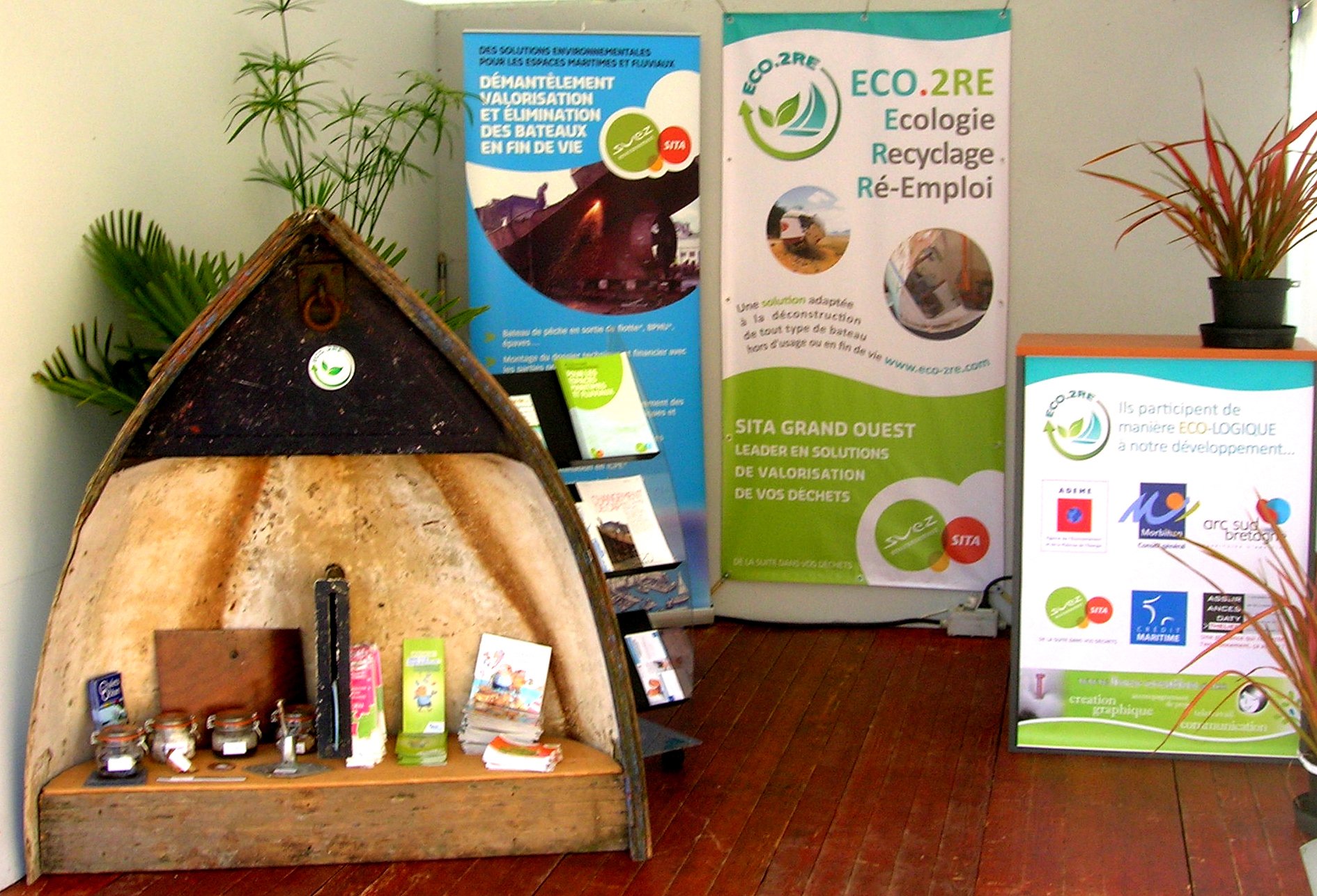 Bâches ignifugées ECO2RE salon nautique 1000 Sabords au Crouesty